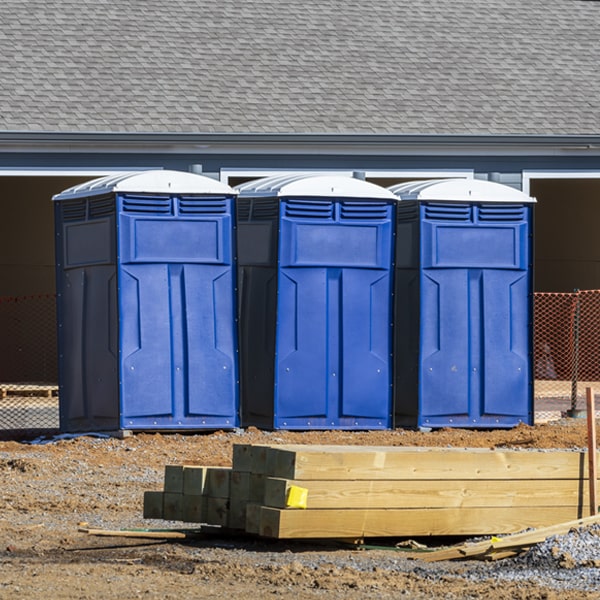 can i customize the exterior of the porta potties with my event logo or branding in Kendall